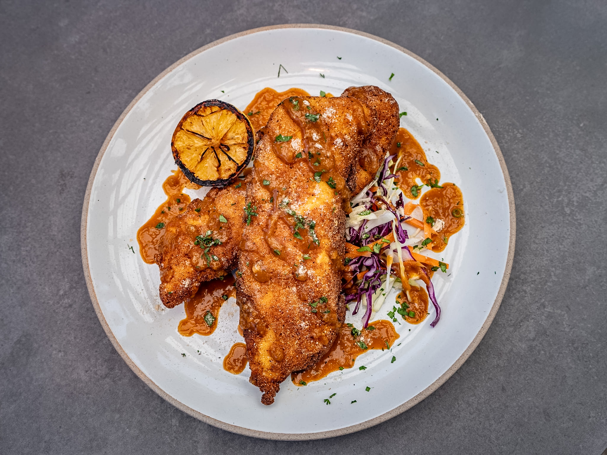 Brown Butter Parmesan Fried Fish