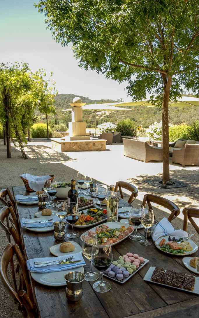 somerston estate outdoors dining table