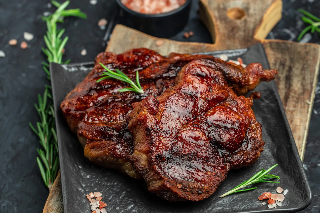 Maple Coffee Glazed Pork Chop