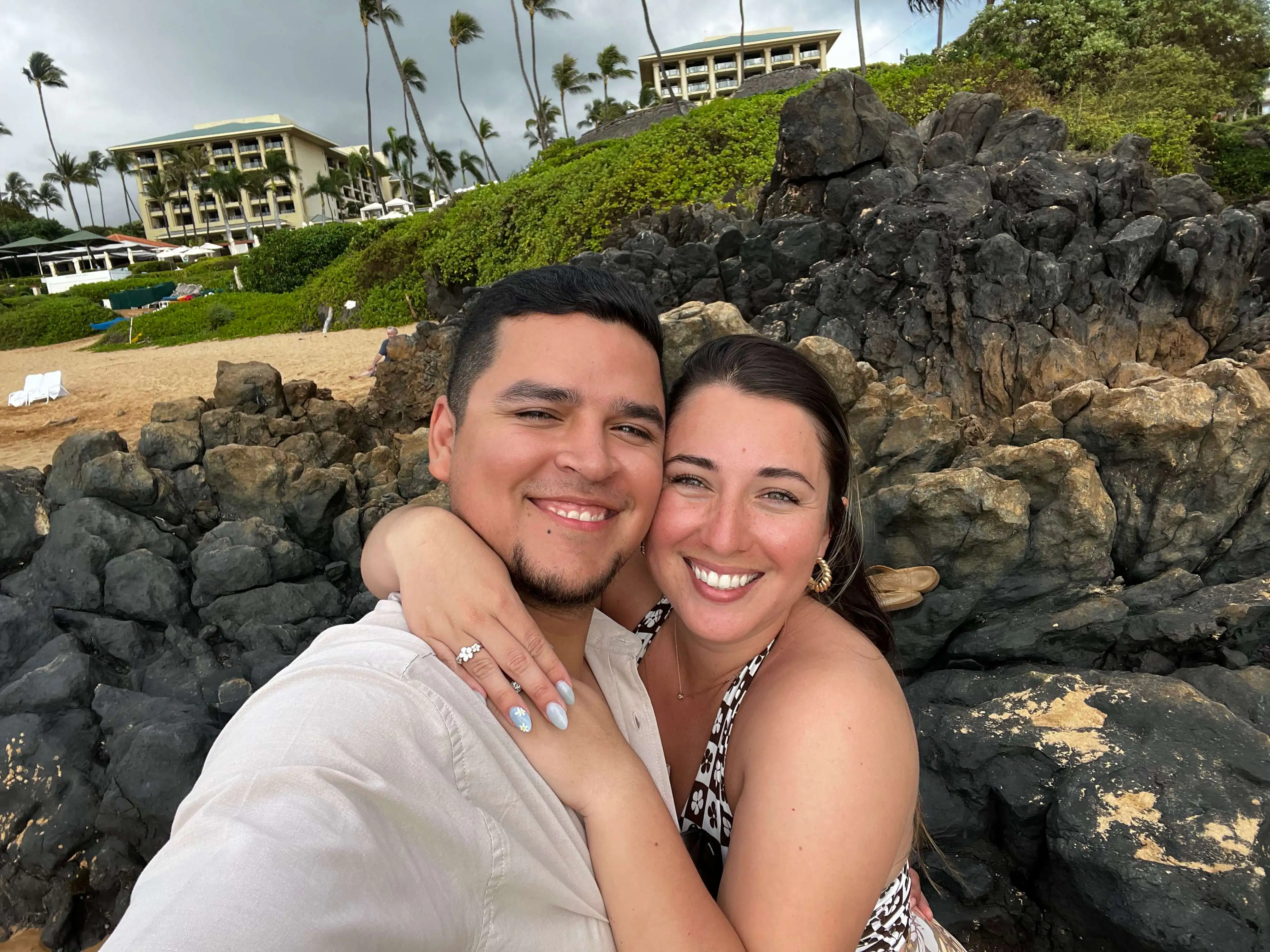 couple at the beach