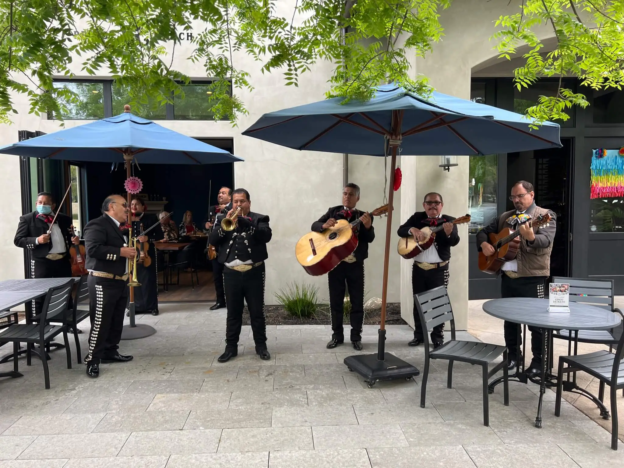 mariachi band playing