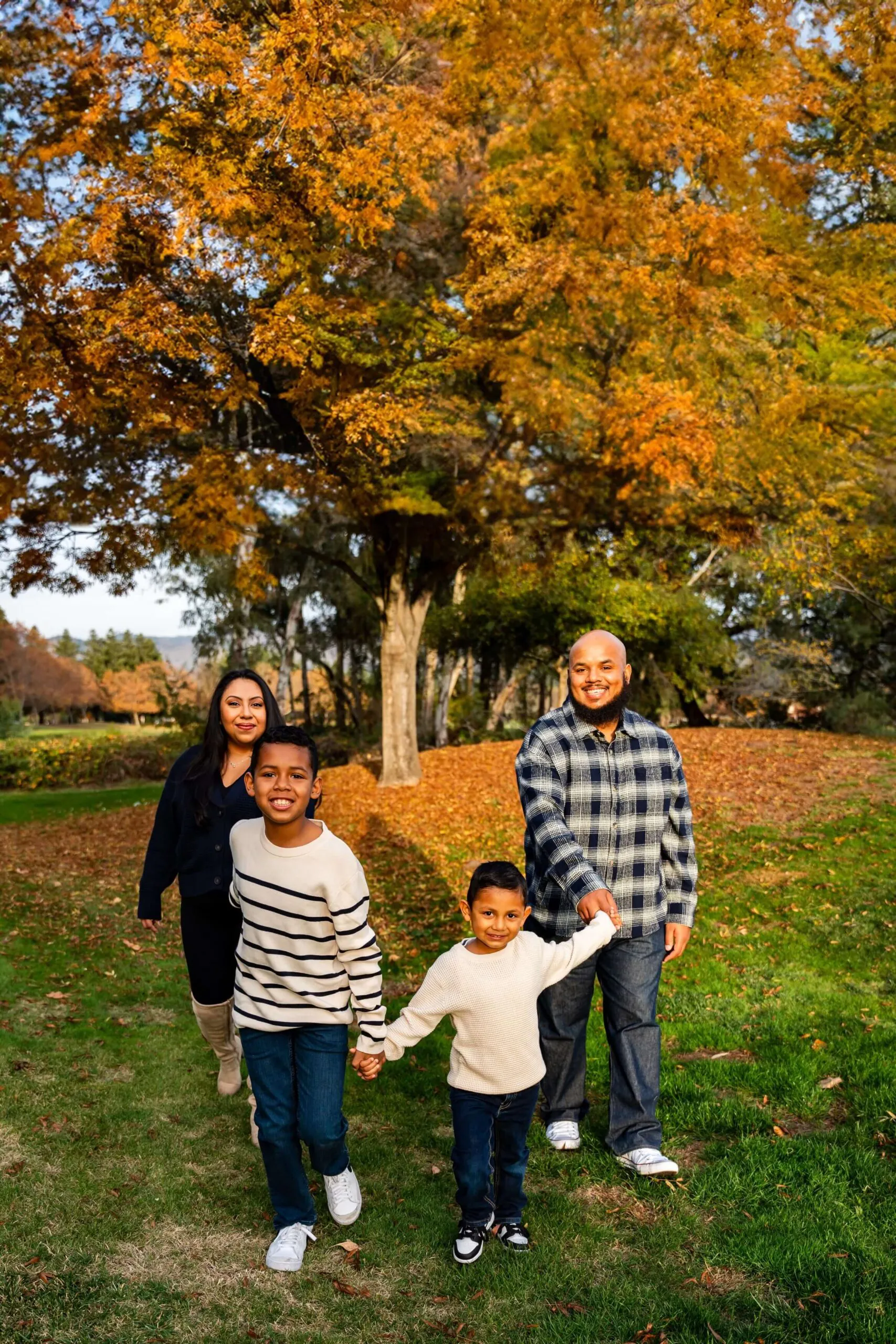 family at the park